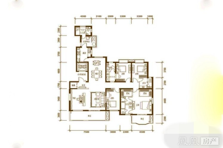 海航豪庭·北苑户型-海南凤凰网房产