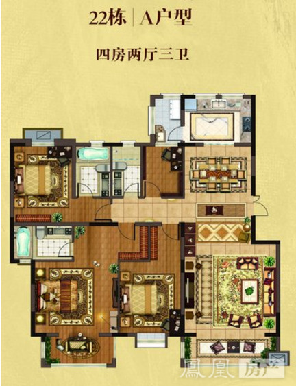 兰亭御湖城东区户型-太原凤凰网房产
