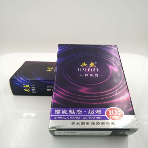 啪出新境界 头盔安全套上演另类保护色