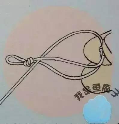 钓线与鱼竿的连接方法图解之双重八字结绑法!
