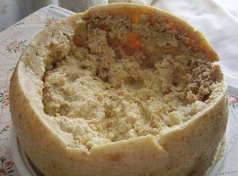 Casu Marzu maggot cheese in Sardinia
