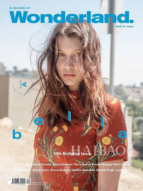 贝拉·哈迪德 (Bella Hadid) 登上《Wonderland》杂志2015年九月刊封面