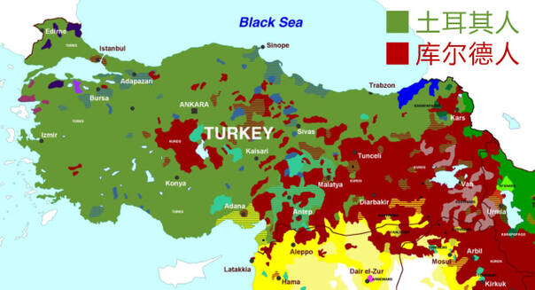 库尔德人,一个拥有3000万人口的古老民族,分布在土耳其,叙利亚,伊拉克