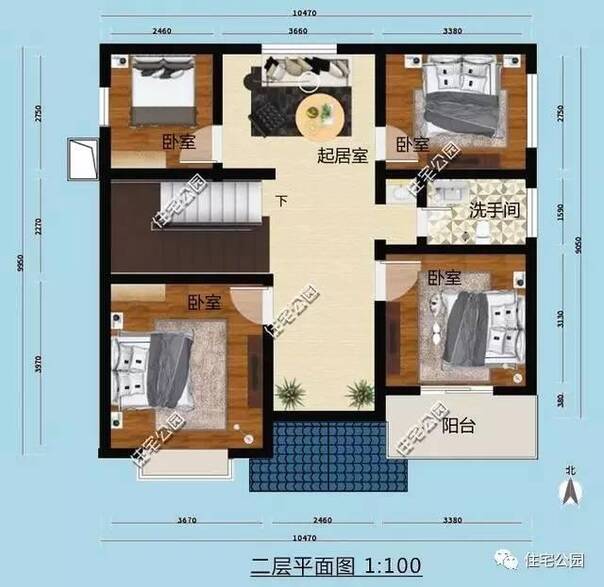 10x10米房子别墅设计图展示