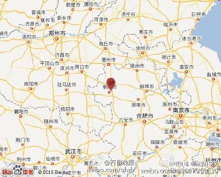 安徽省阜阳市颍泉区发生4.3级地震图片
