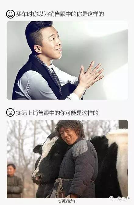 搞笑组图:买车前&买车后