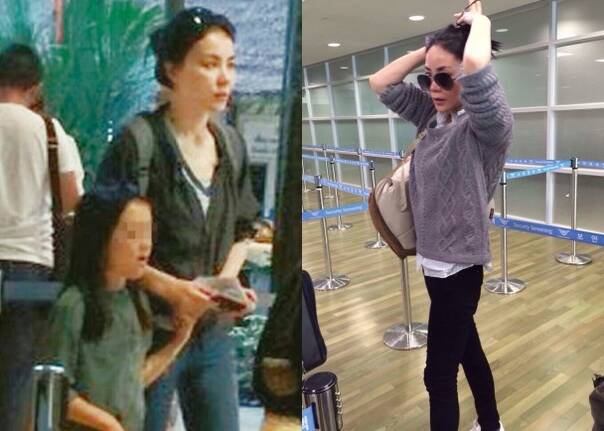 王菲带李嫣约前婆婆喝茶 临走与女儿飞吻告别