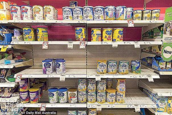 澳洲查扣60吨运中国奶粉 未透露原因