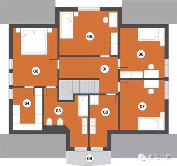 新农村自建13米×12米经典户型分享(平面 装修)