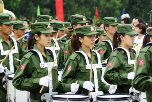 果敢女兵大量真实照片曝光