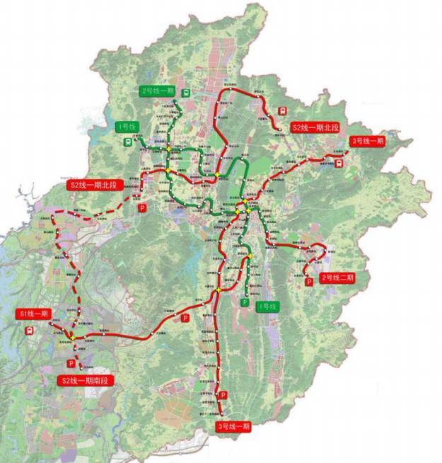 今年7月,国家发改委批复同意了《贵阳市城市轨道交通第二期建设规划