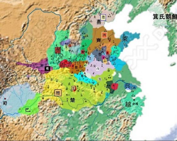 春秋战国时期的人口_春秋战国地图 中国古代春秋战国时期地图