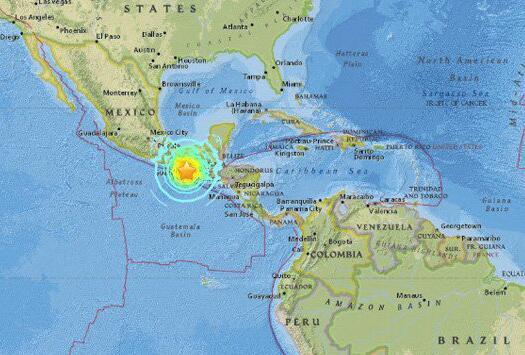 墨西哥大地震已致26人遇难