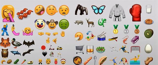 创新不够表情来补,72 个新款 emoji 表情在下一代 ios