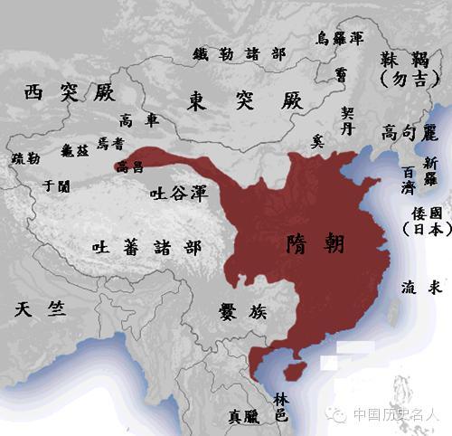 中国隋朝人口_中国隋朝地图