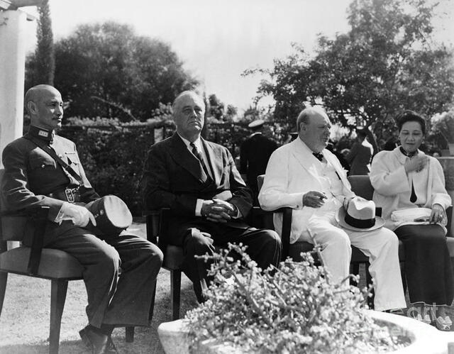 1943年开罗会议旧照