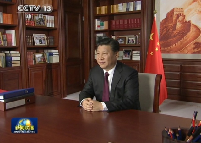 习近平新年贺词:各级干部也是蛮拼的-凤凰新闻