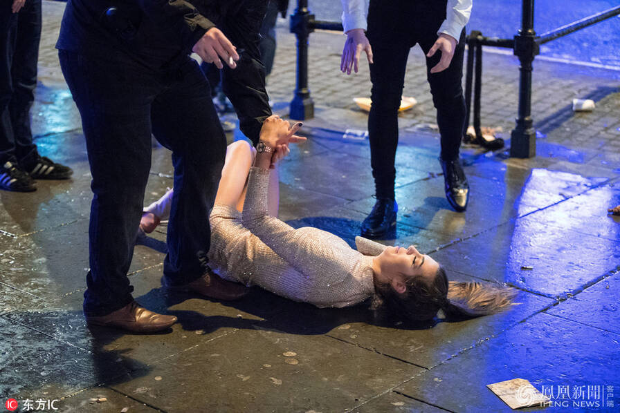 过“疯狂星期五”迎圣诞 醉汉耍酒疯混乱不堪(图)