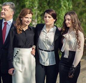 乌克兰“国民岳父”的女儿们成年了 (高清组图)
