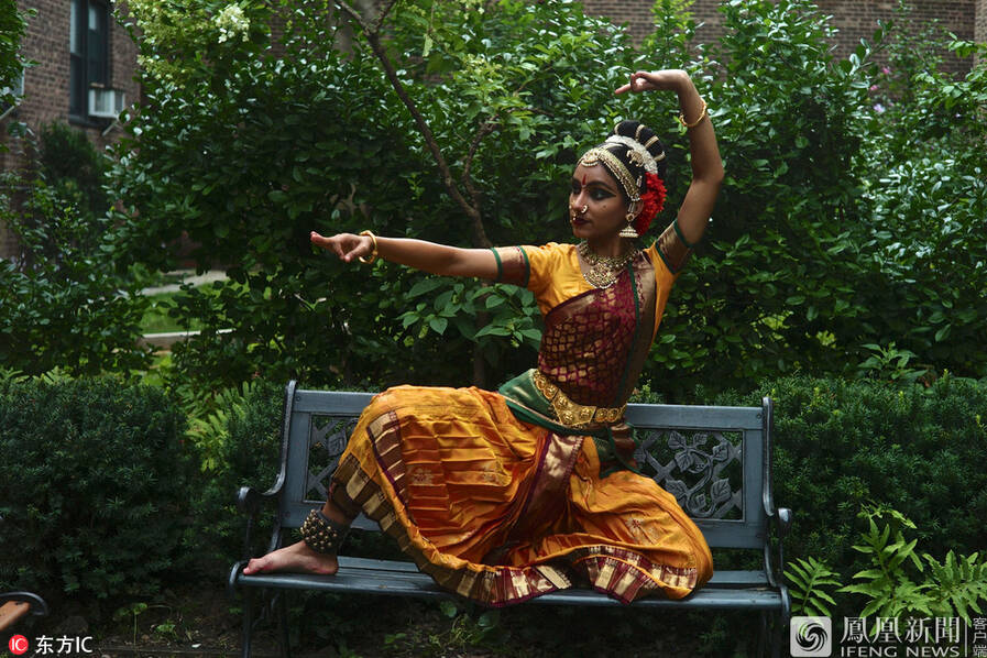 在美国的印度舞者(组图)