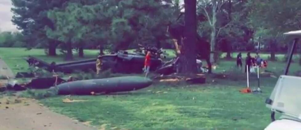 美“黑鹰”直升机在华盛顿附近坠毁 致1死2伤(图)