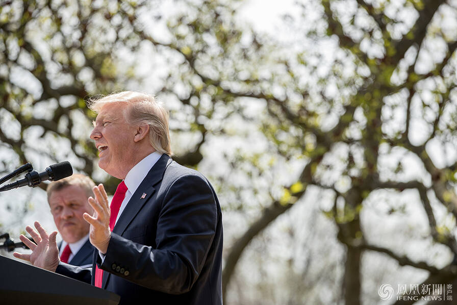 约旦国王访美 气质王妃与第一夫人畅聊(组图)