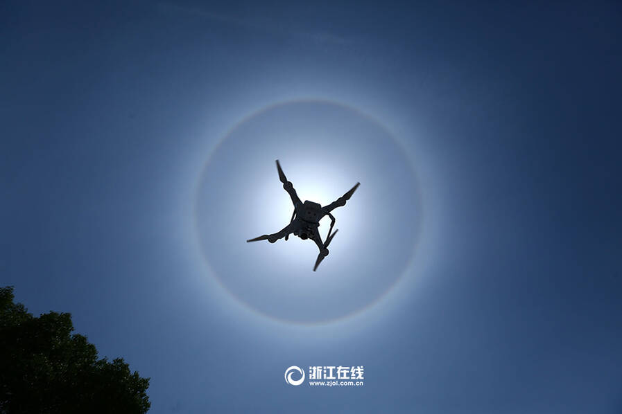 杭城 日晕 当空_宁波频道_凤凰网