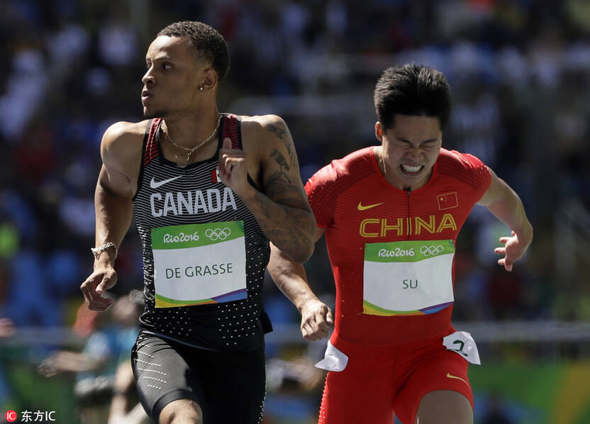 这一刻,中国飞人引短跑王国选手侧目!(组图)