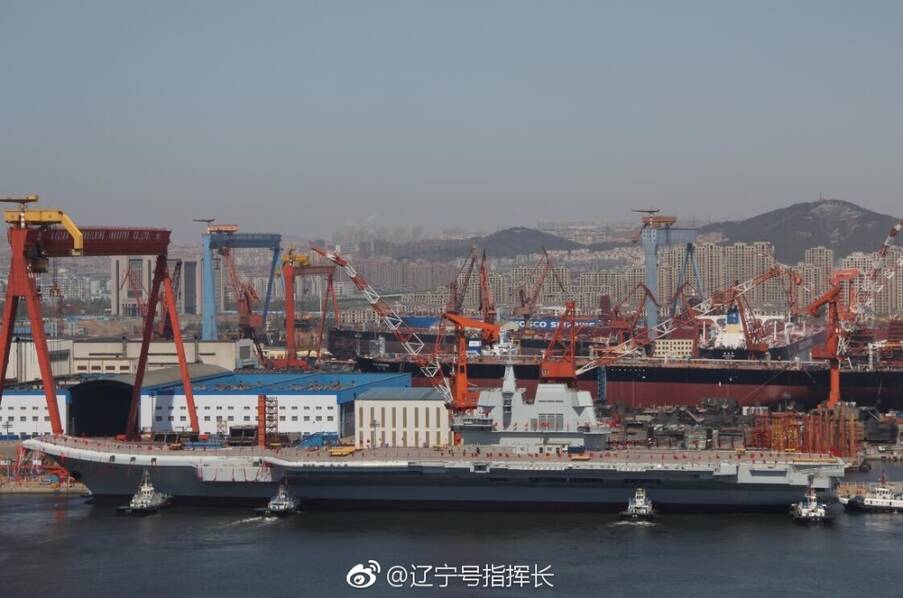 巨龙入海!中国首艘国产航母正式下水 - 东方.旭(青岛) - 东方.旭在青岛的博客 巨龙入海!中国首艘国产航母正式下水 - 东方.旭(青岛) - 东方.旭在青岛的博客