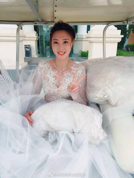 南京姑娘惠若琪大喜 结婚照美若天仙(组图)