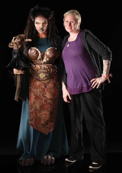 魔兽人体特效化妆对决 奥格瑞姆做评委 - A