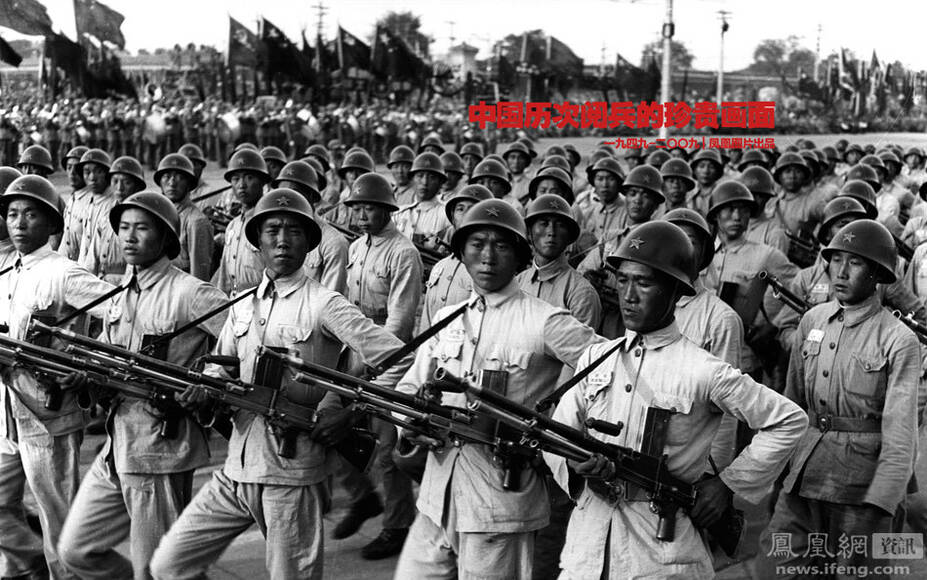 1949-2009年,14次阅兵的珍贵画面