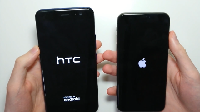 iPhone X 与HTC U11 速度测试对比