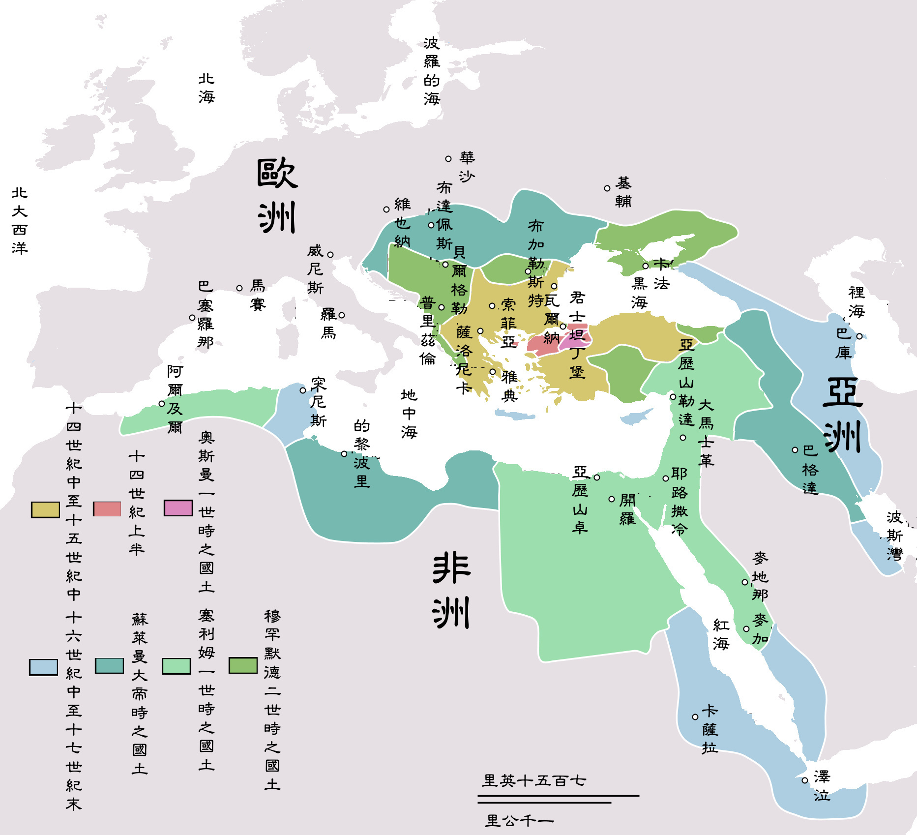 奥斯曼帝国版图