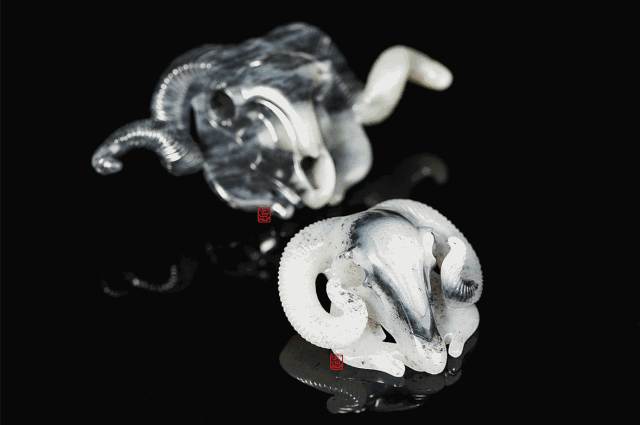 【锋之润】的玉雕作品,涉及山水,神佛,花鸟等各类题材,雕工以细腻见