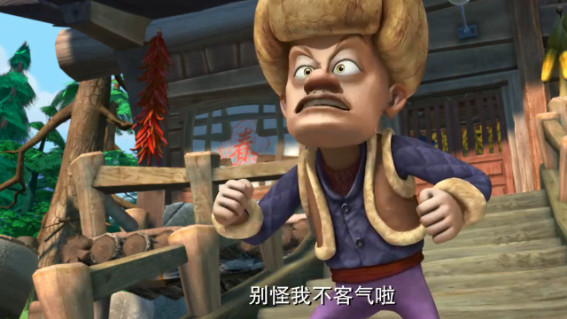 眼看熊大熊二就要打败光头强了，没想到它竟然还留了一手