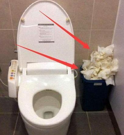 如厕手纸是丢进马桶还是纸篓,多数人都会做错