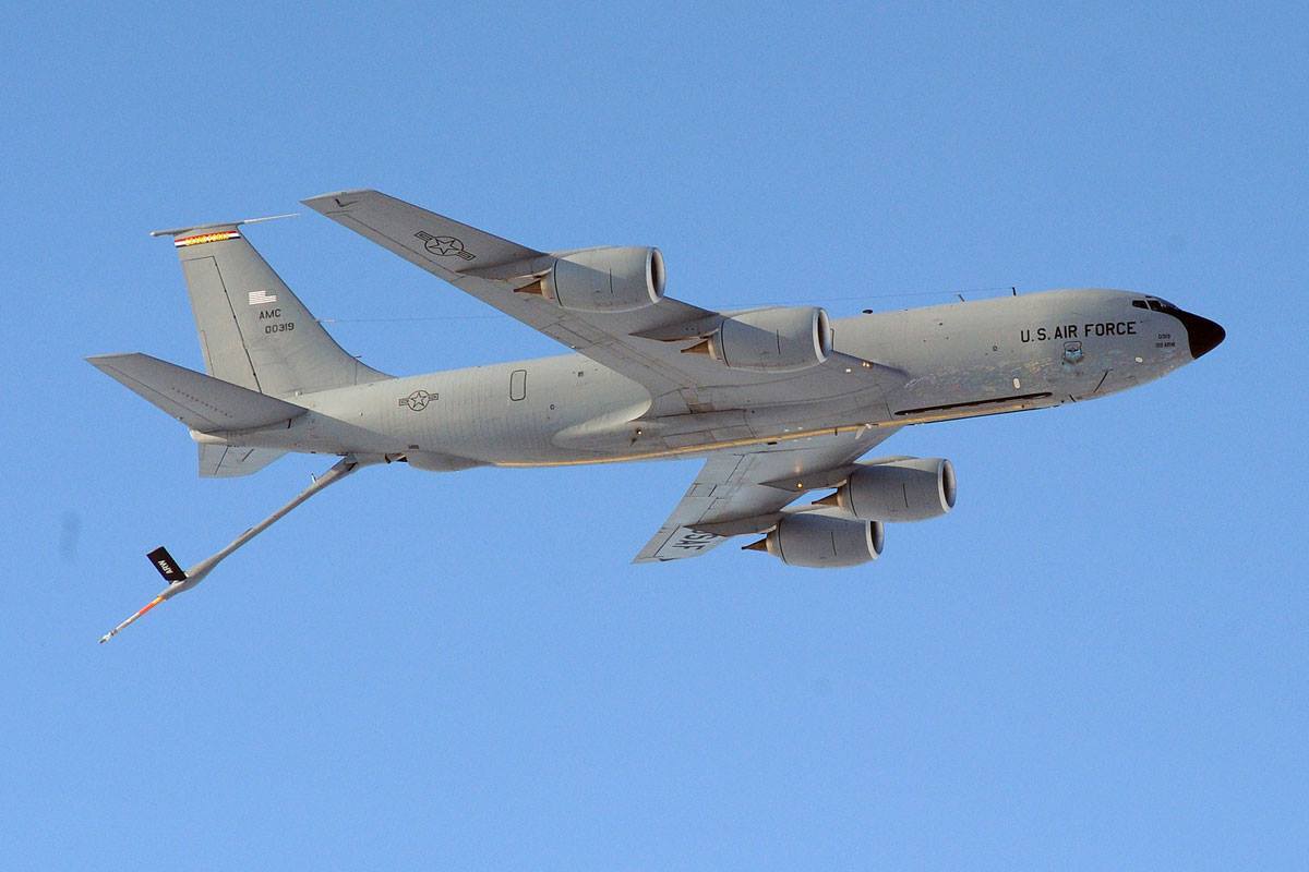 俄罗斯世界杯前夕 美国在乌克兰部署5架KC-135加油机