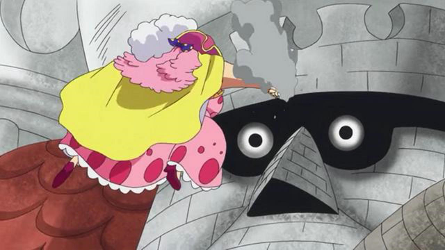 海贼王840集(上), 大妈的愤怒, 贝基的痛苦