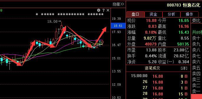就比如选出的恒逸石化(000703)这支股票就有很多新手朋友也是抓住收益