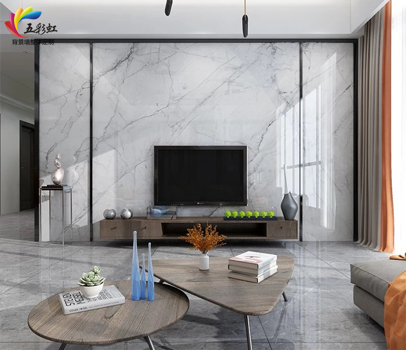 15款现代简约边框装饰，石材镶嵌铝材电视背景墙!