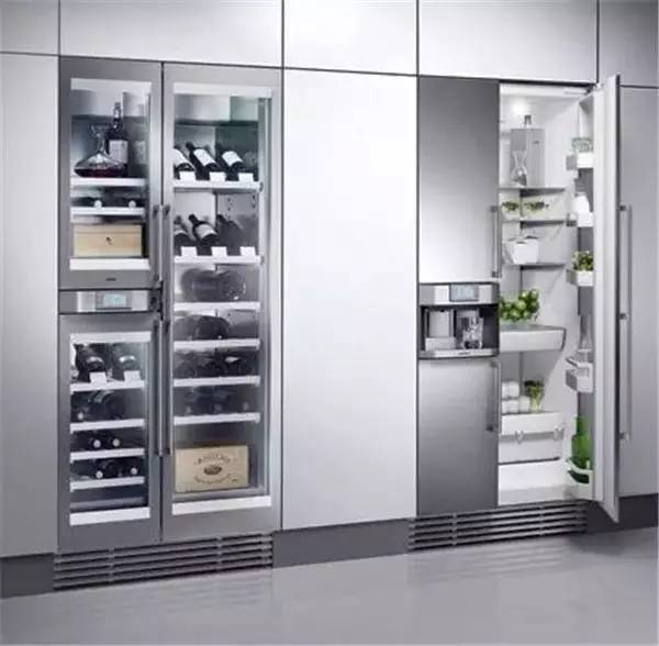 gaggenau嘉格纳冰箱,kingsink王槽超能水槽,顶级豪宅新标配