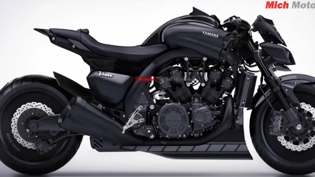 新雅马哈vmax 1679cc 2019概念车,真男人的最爱
