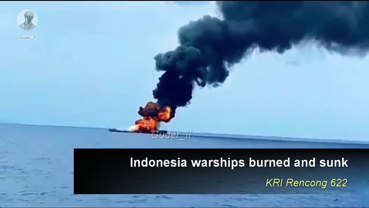 印尼军舰突然爆炸沉没烈火冲天，还是韩国制造