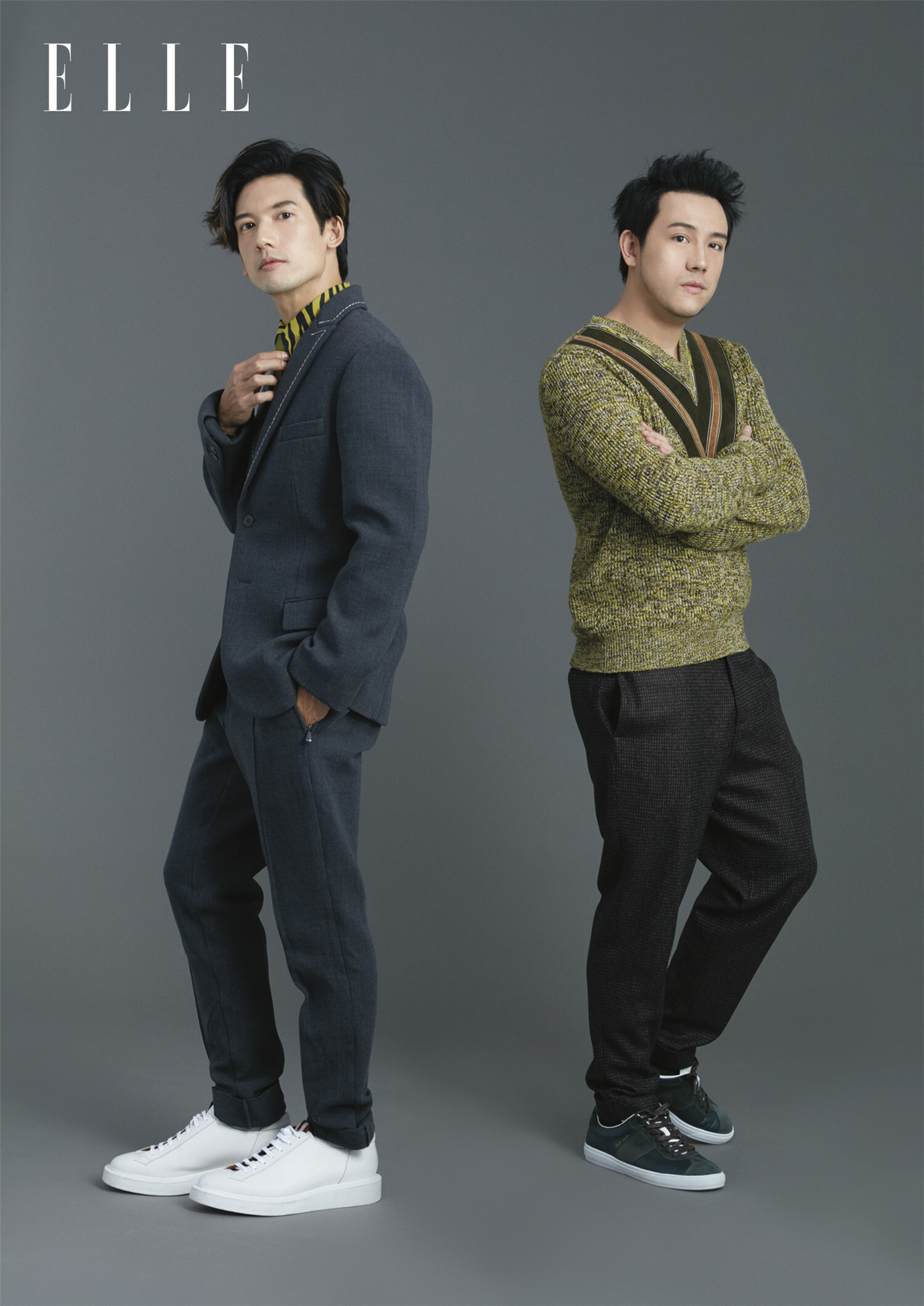 boyz登《elle》十一月刊 关智斌,张致恒演绎男孩进阶史