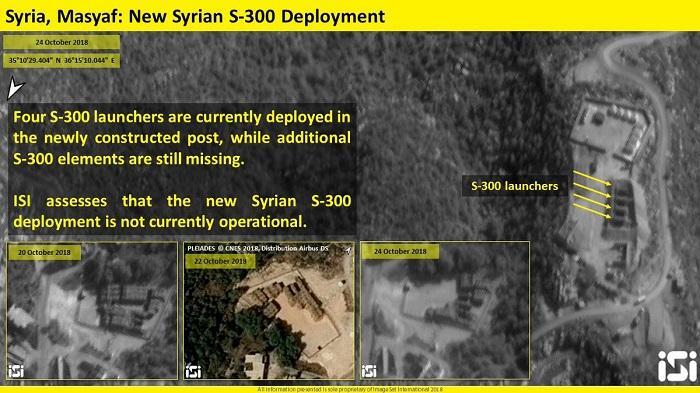 以色列公布叙利亚部署的S-300防空系统卫星图片