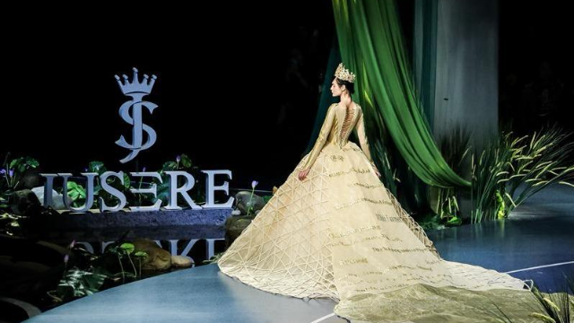 中国国际时装周发布 JUSERE绝设朱光妍2019SS 莲语