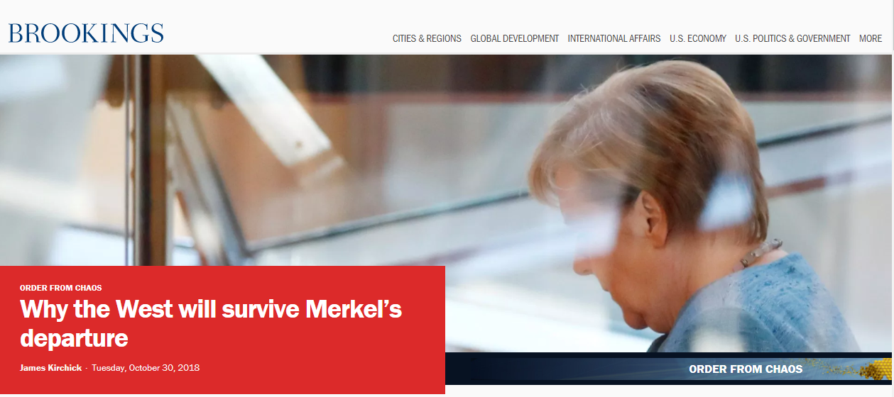 默克尔黯然退场、马克龙民调新低,自由世界秩