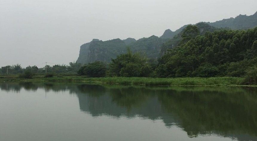 上林三里洋渡景区被誉为小桂林，广西南宁旅游必看的风景