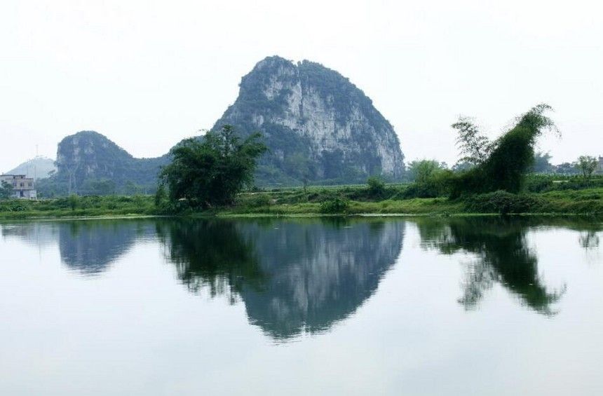 上林三里洋渡景区被誉为小桂林，广西南宁旅游必看的风景